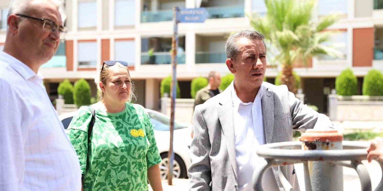 Başkan Yetişkin, parklarda incelemede bulundu