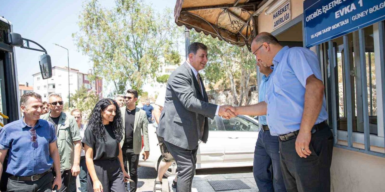 Başkan Tugay halkın talepleri için sahada