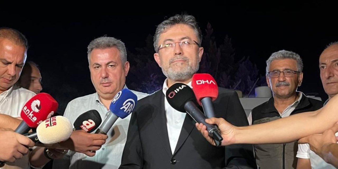 Bakan Yumaklı: “İzmir Menderes’teki çıkan yangın hobi bahçesinden çıktı”