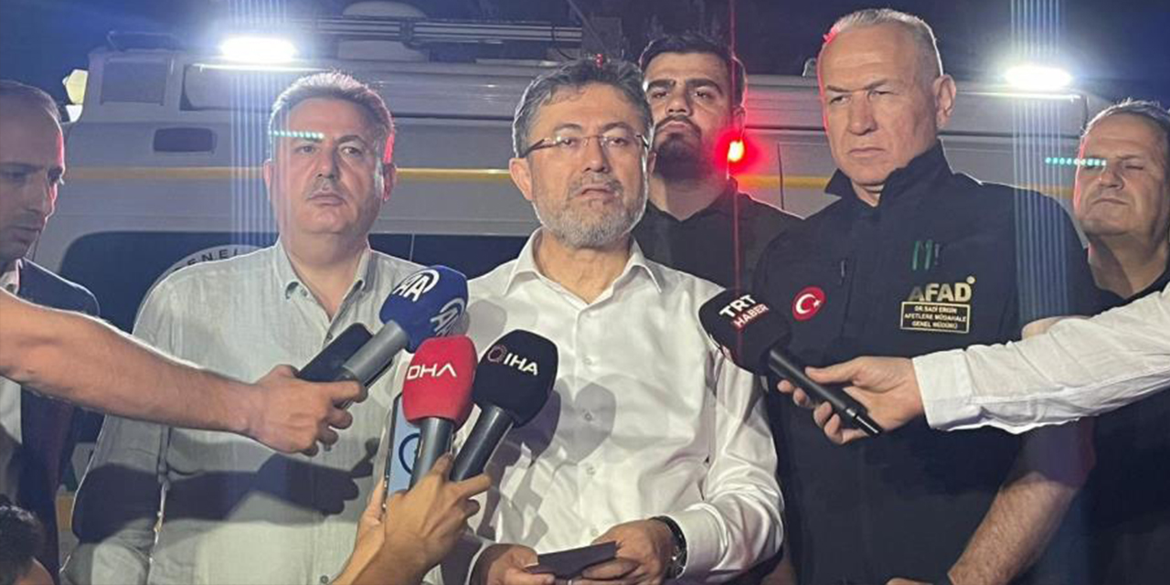 Bakan Yumaklı: “Tehdit altında olan herhangi bir yerleşim merkezi yok”