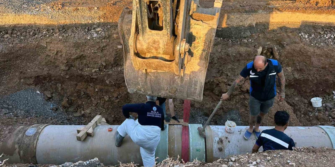 Bodrum Gölköy su isale hattı arızası giderildi