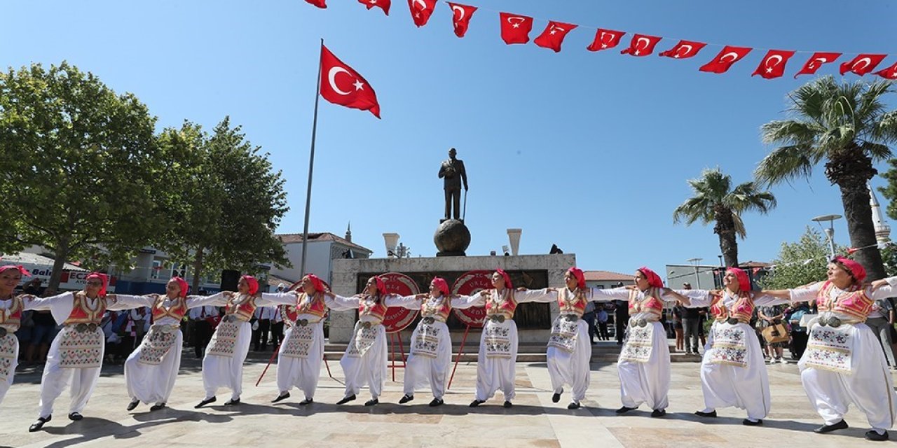 Atatürk’ün Urla’ya gelişinin yıl dönümü coşkuyla kutlandı