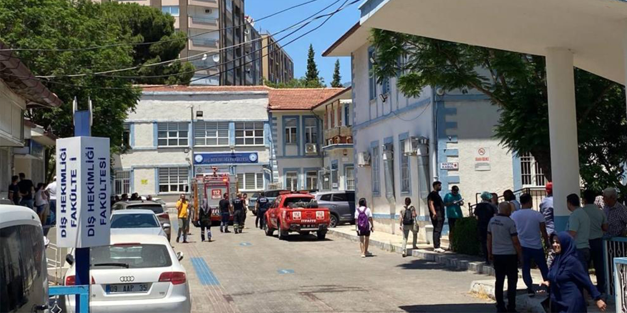 ADÜ Diş Hekimliği Fakültesi’nde yangın