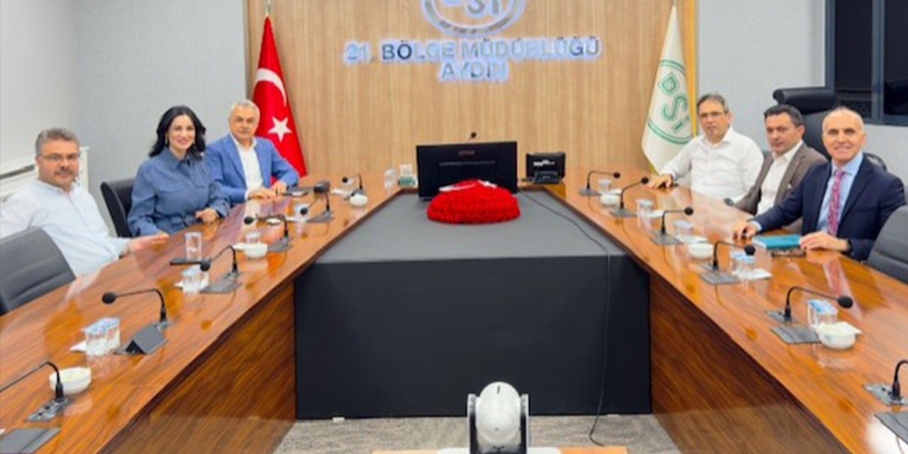 Aydın AK Parti heyetinden DSİ ve ADM bölge müdürlüklerine ziyaret