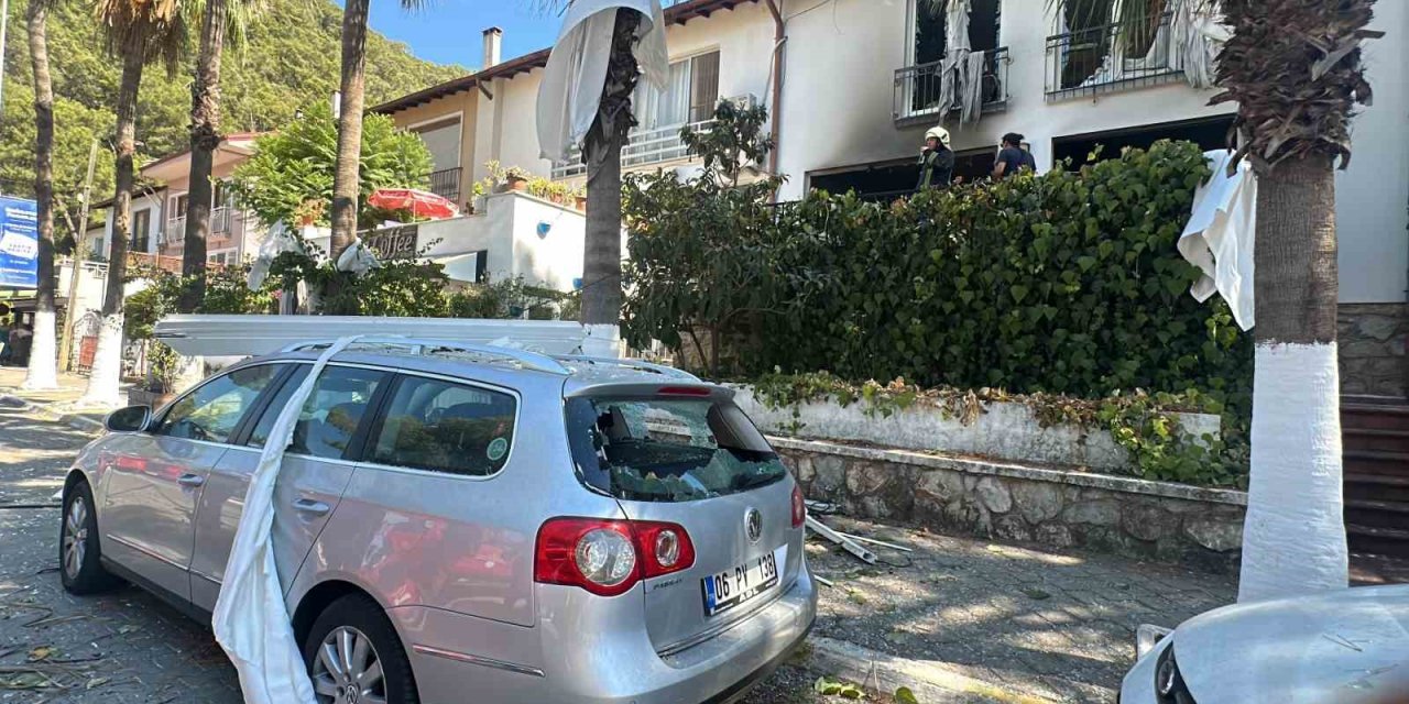 Fethiye’de tüp patladı: 1 ağır yaralı