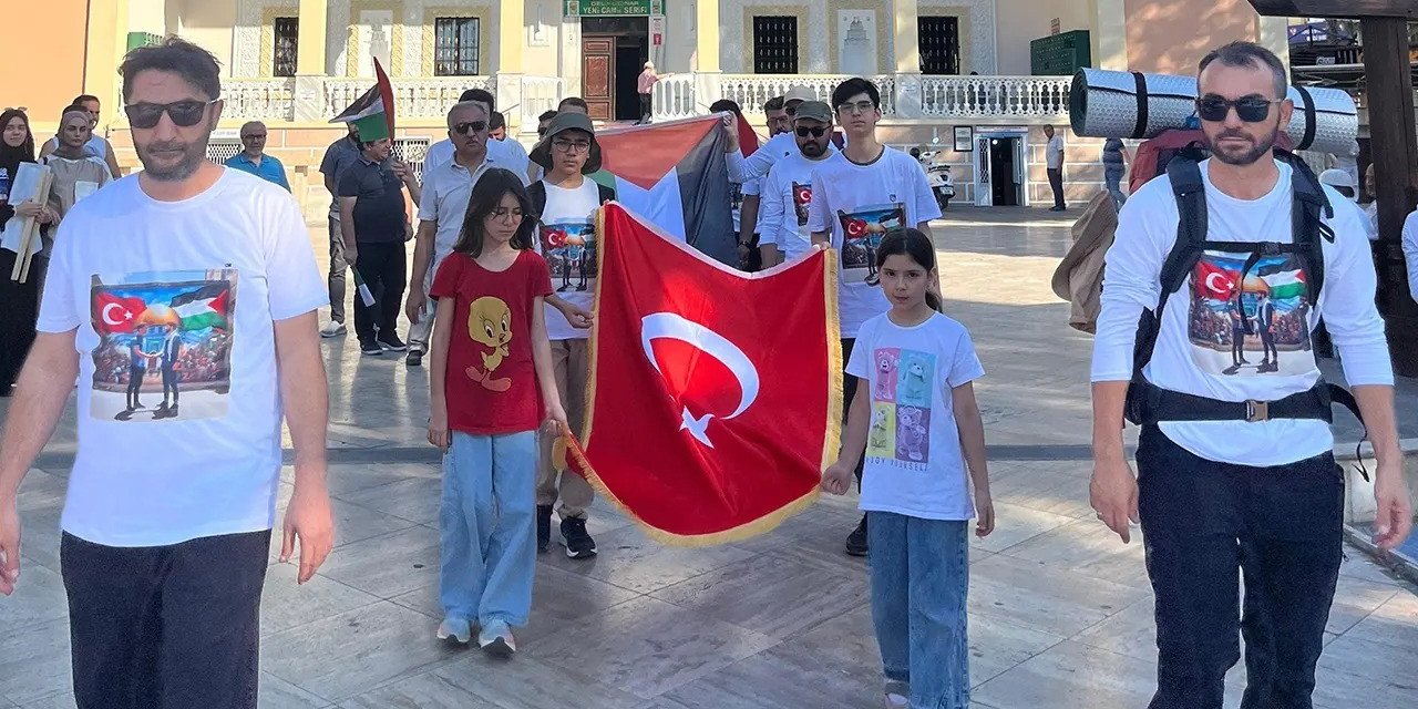 İsrail vahşetine dikkat çekmek için 20 günde Hatay’a yürüyecekler
