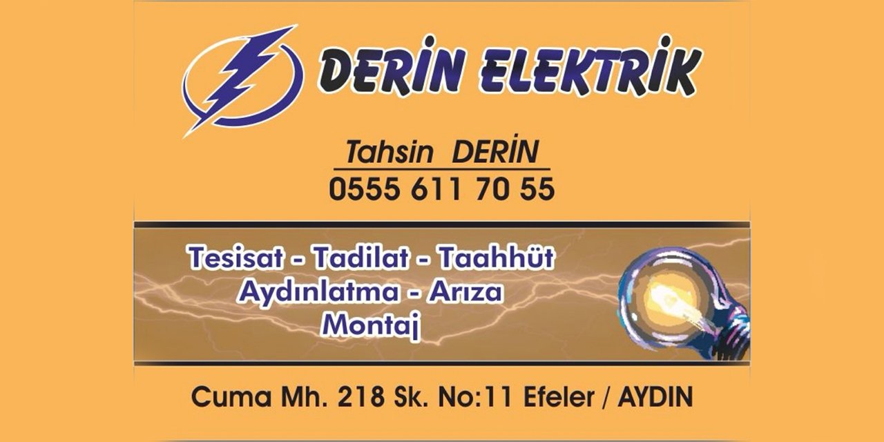 Aydın'da elektrikçi arıyorsanız doğru adrestesiniz!