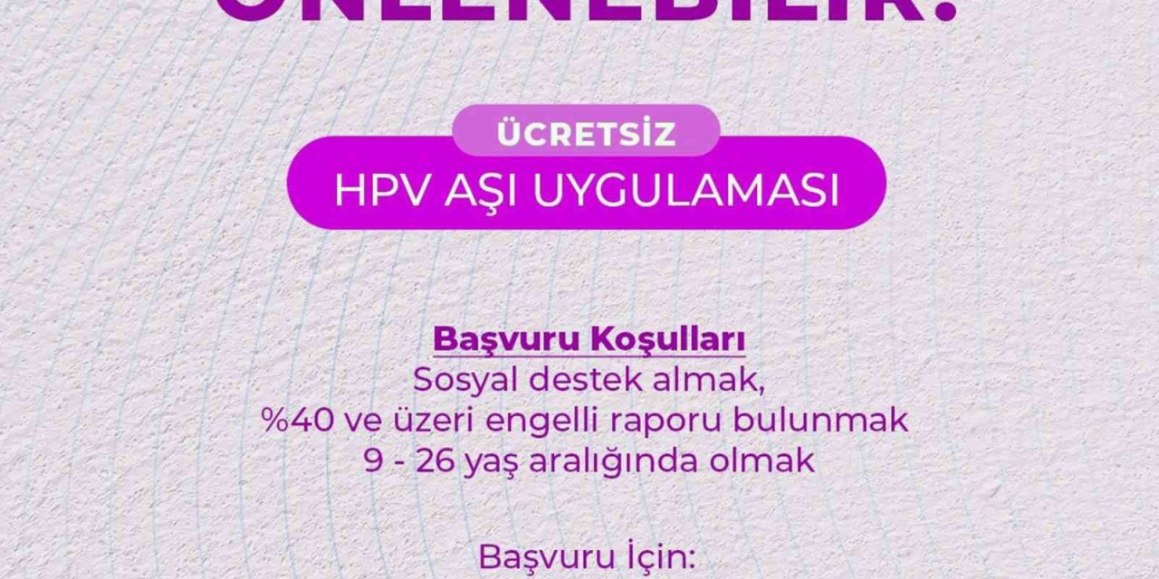 Muğla Büyükşehir ücretsiz HPV aşı uygulaması çalışmalarına başladı