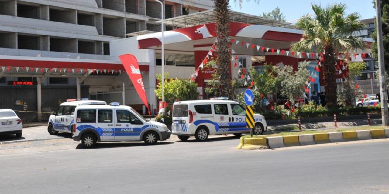 Akaryakıt istasyonuna kurşunlu saldırı