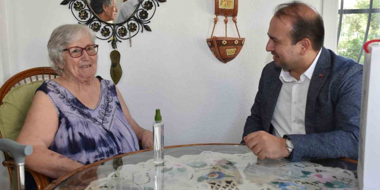 Sağlık Müdürü Şenkul, ev ziyaretlerine devam ediyor