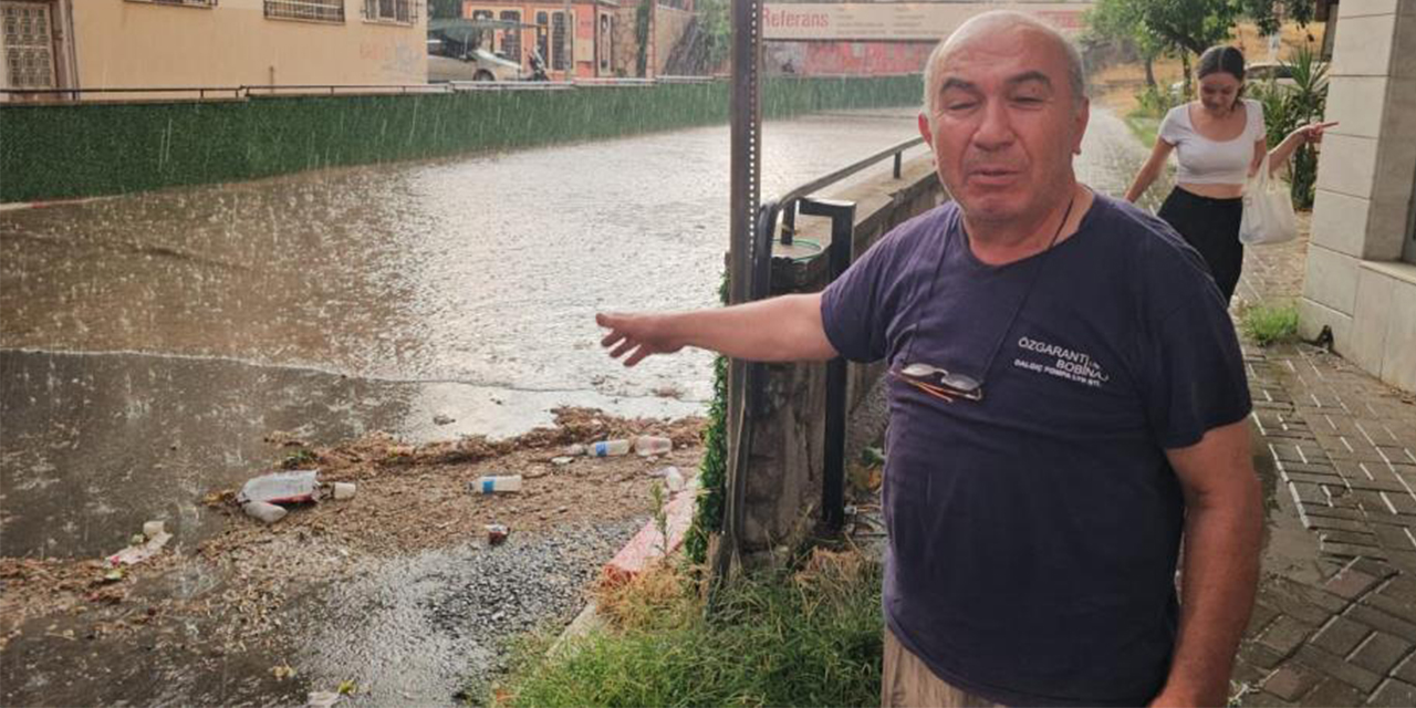 Aydın’da dolu ve sağanak etkili oldu