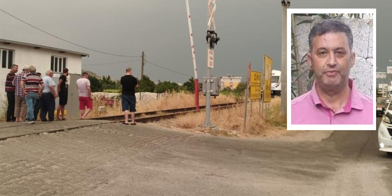 Bariyer kapalıyken karşıya geçmeye çalışan 2 kişiye tren çarptı: 1 ölü, 1 yaralı