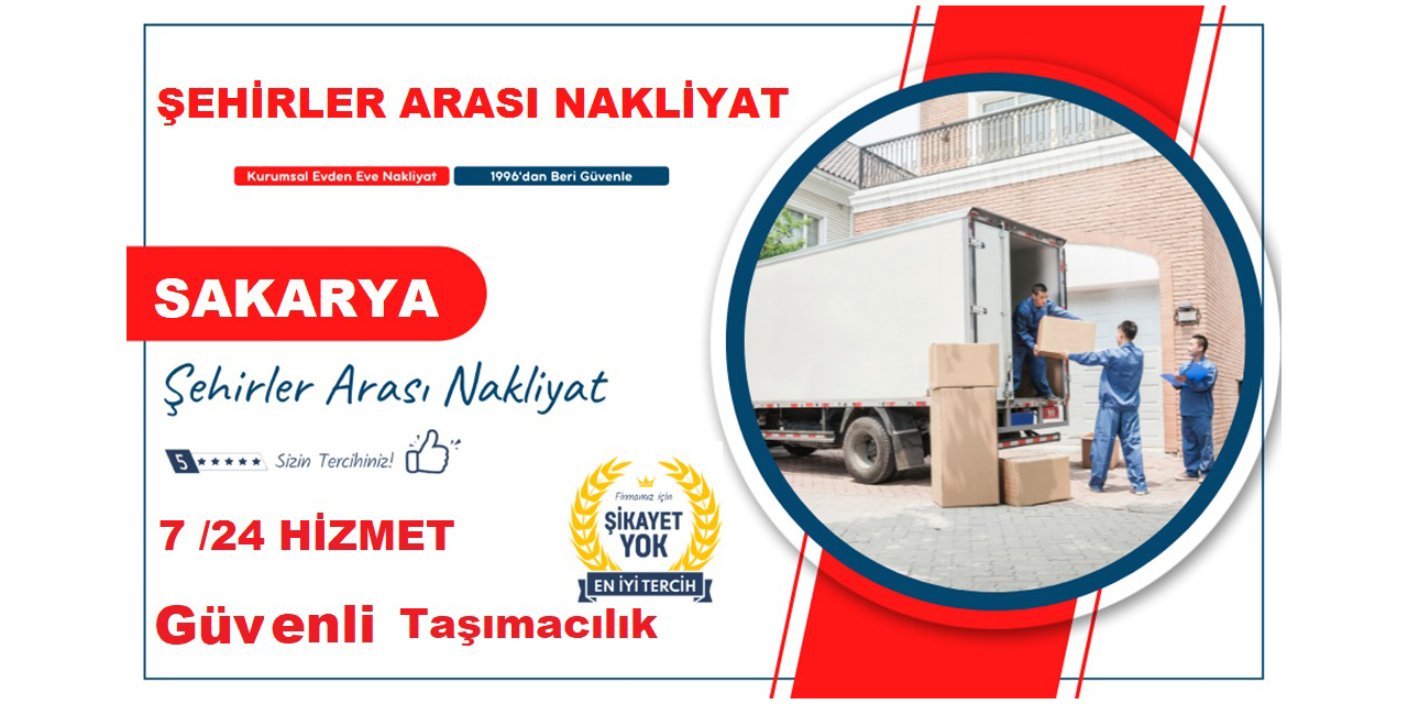 Adapazarı'nda güvenilir evden eve nakliyat hizmeti