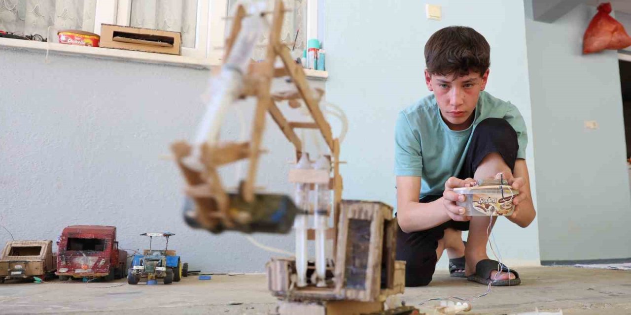 Olcay’ın yetenekleri görenleri şaşırtıyor