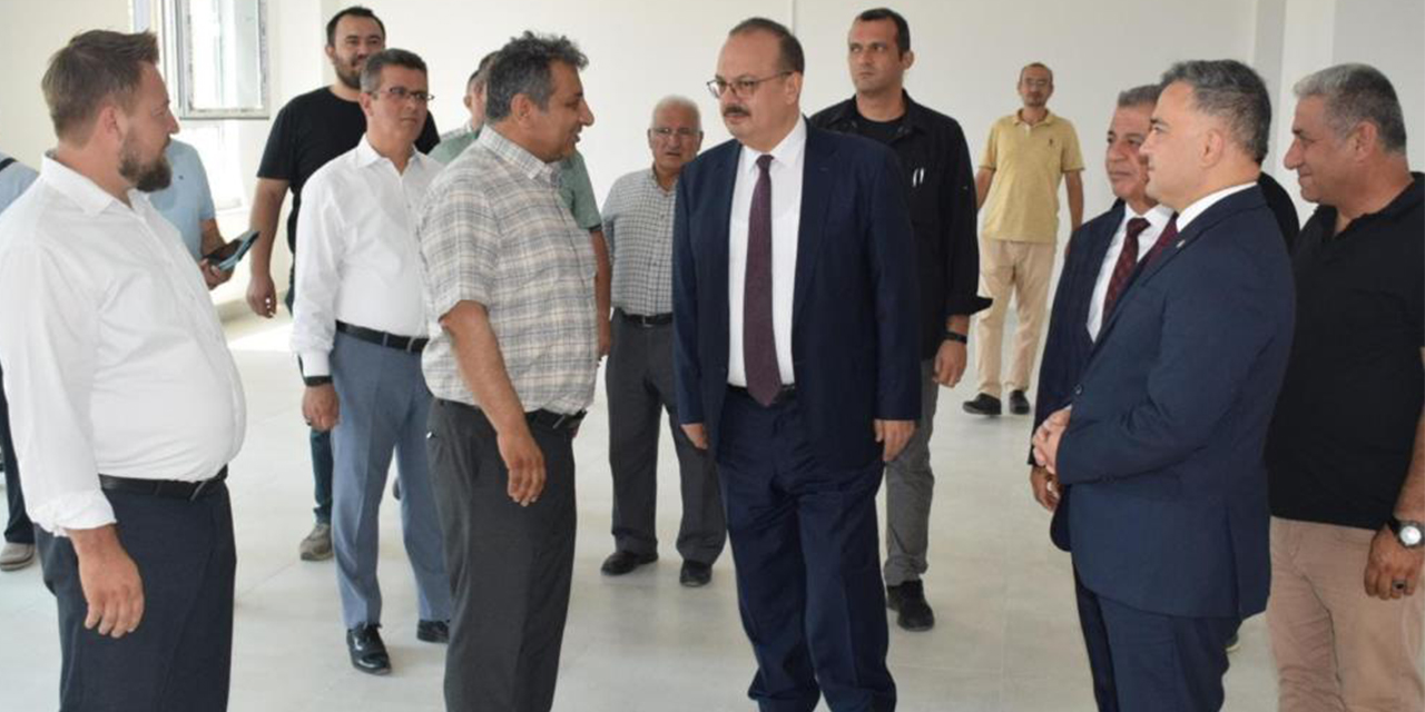 Vali Canbolat, Bozdoğan’daki yatırımları yerinde inceledi