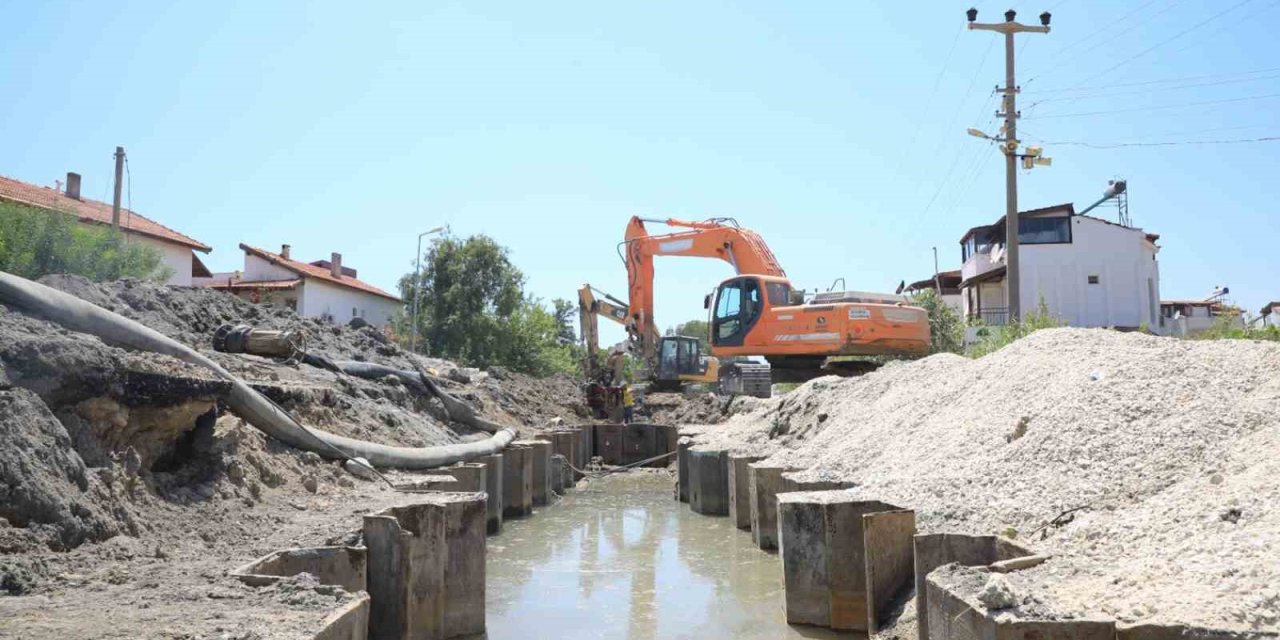 Ören’de Kanalizasyon inşaatının yüzde 63’ü tamamlandı