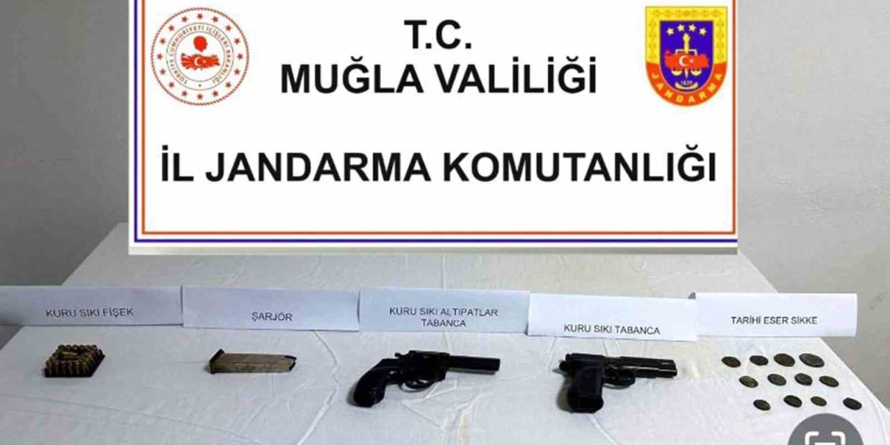 Datça’da tarihi eser operasyonu