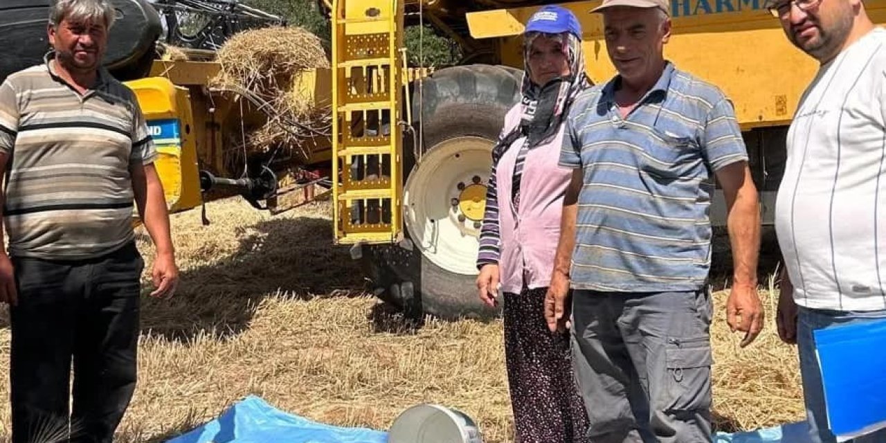 Buğday hasadı devam ediyor, çiftçiler anız yakımı konusunda uyarılıyor