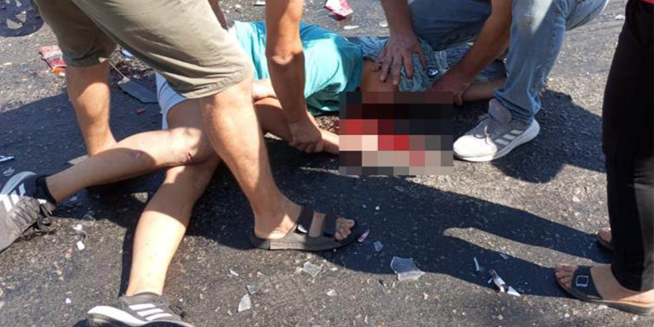 14 yaşındaki motosiklet sürücüsü ağır yaralandı