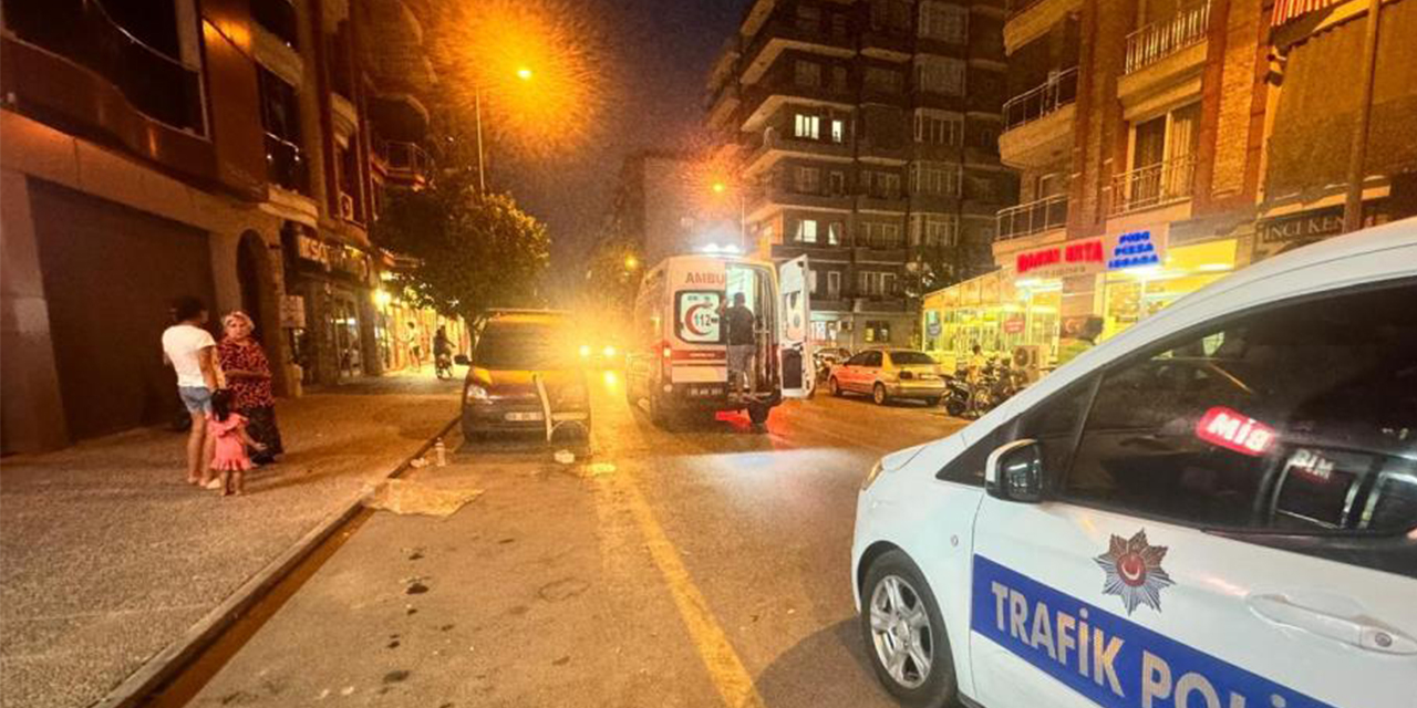Yayaya çarpan bir çocuk olayın şoku ile eve kaçtı