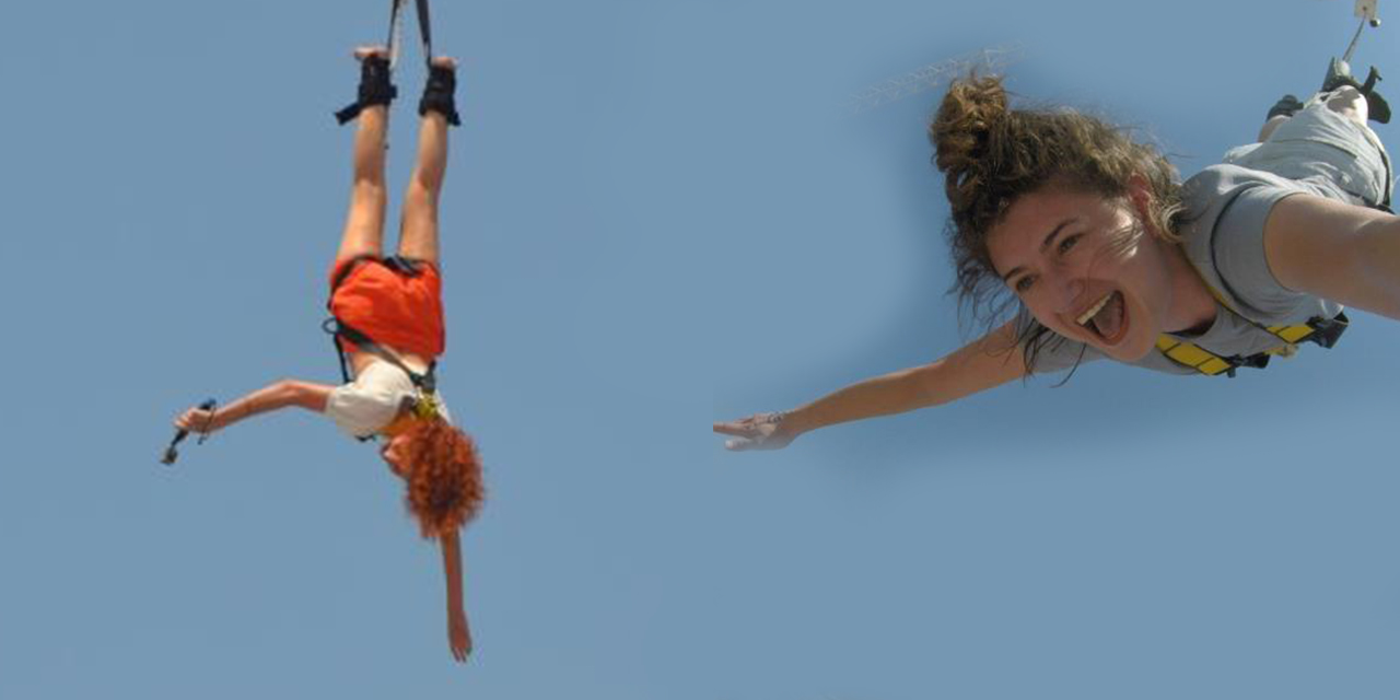 "Bungee jumping" heyecanı