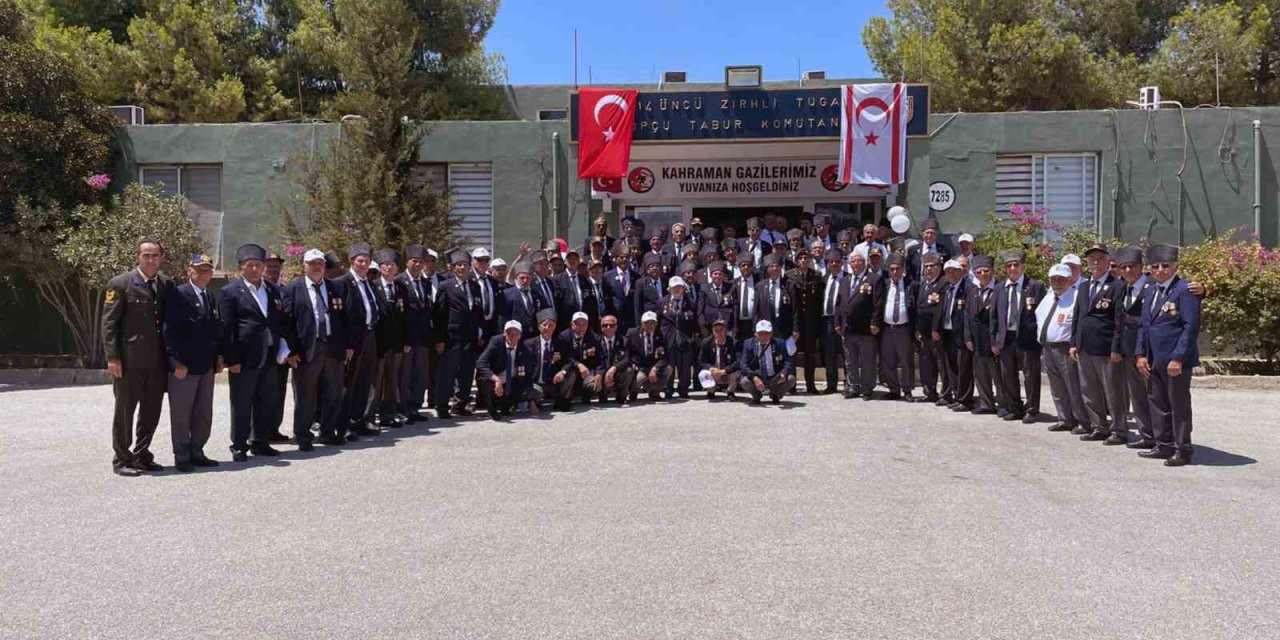 Muğlalı Gaziler 50 yıl önce barış getirdikleri topraklarda