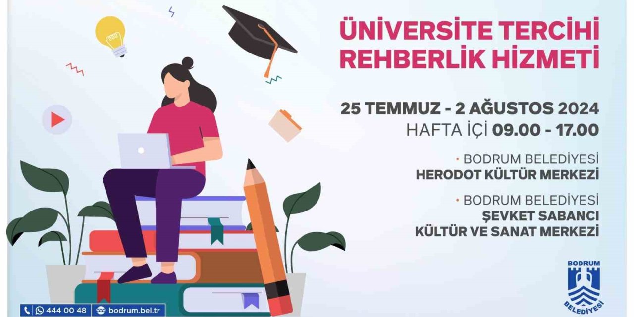 Bodrum Belediyesi’nden üniversite tercih danışmanlığı hizmeti