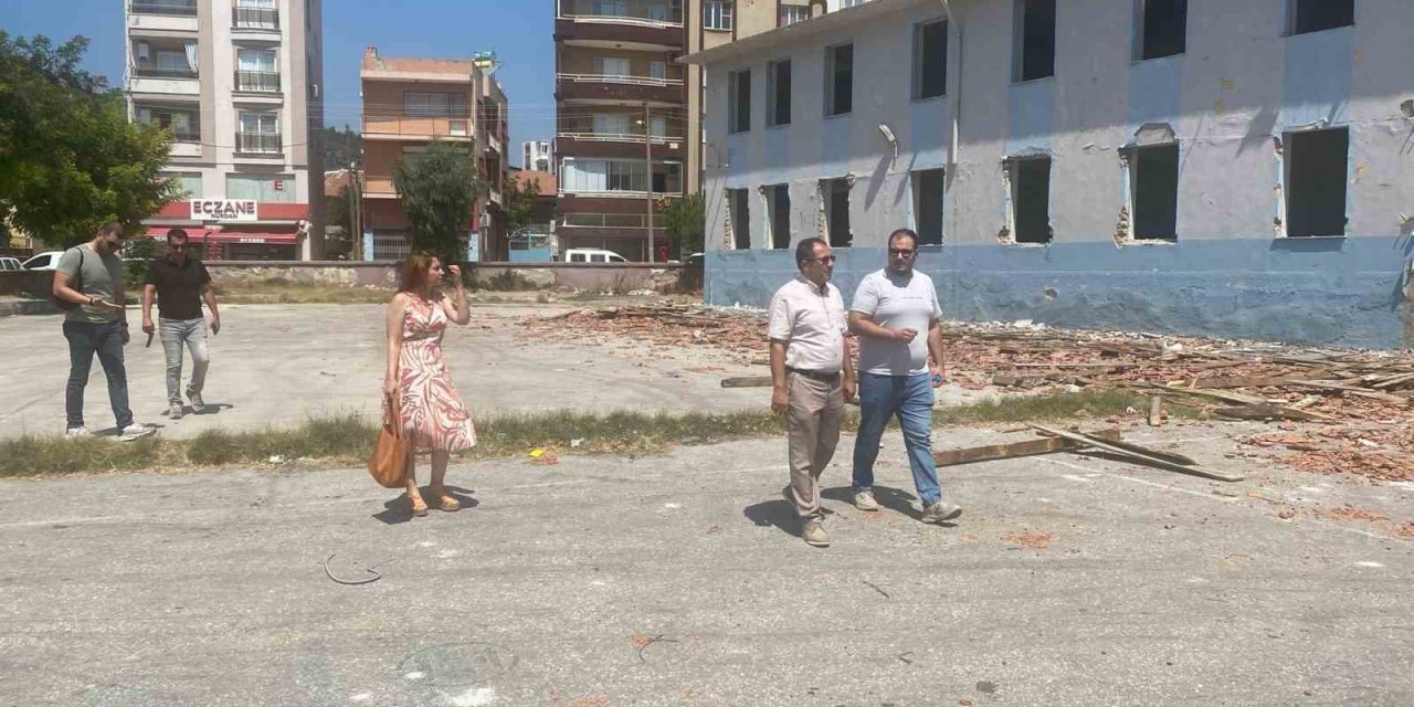 Söke’de Çeltikçi Ortaokulu’nun yerine yapılacak binaların ihalesi Eylül ayında yapılacak