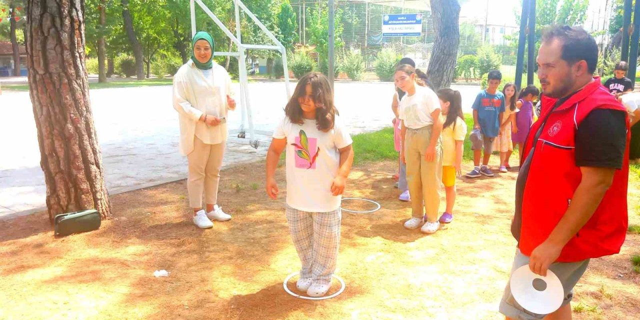 Muğla’da Yaz Kurslarında çocuklara bocce eğitimi veriliyor