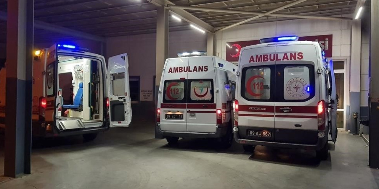 Kazada yaralanan sürücü, müdahaleye gelen sağlık görevlisini darp etti