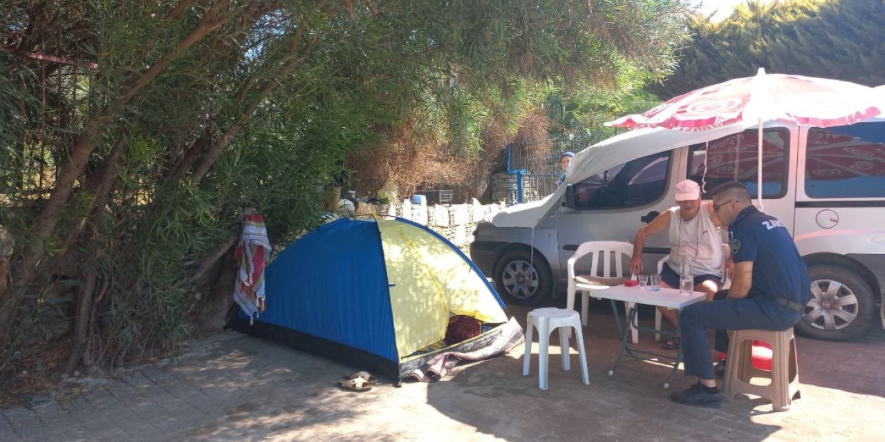 Belediyeden karavan ve çadırlara yönelik denetim