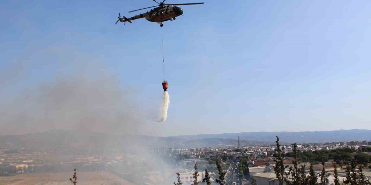 Aydın’da çıkan yangın ekipleri harekete geçirdi