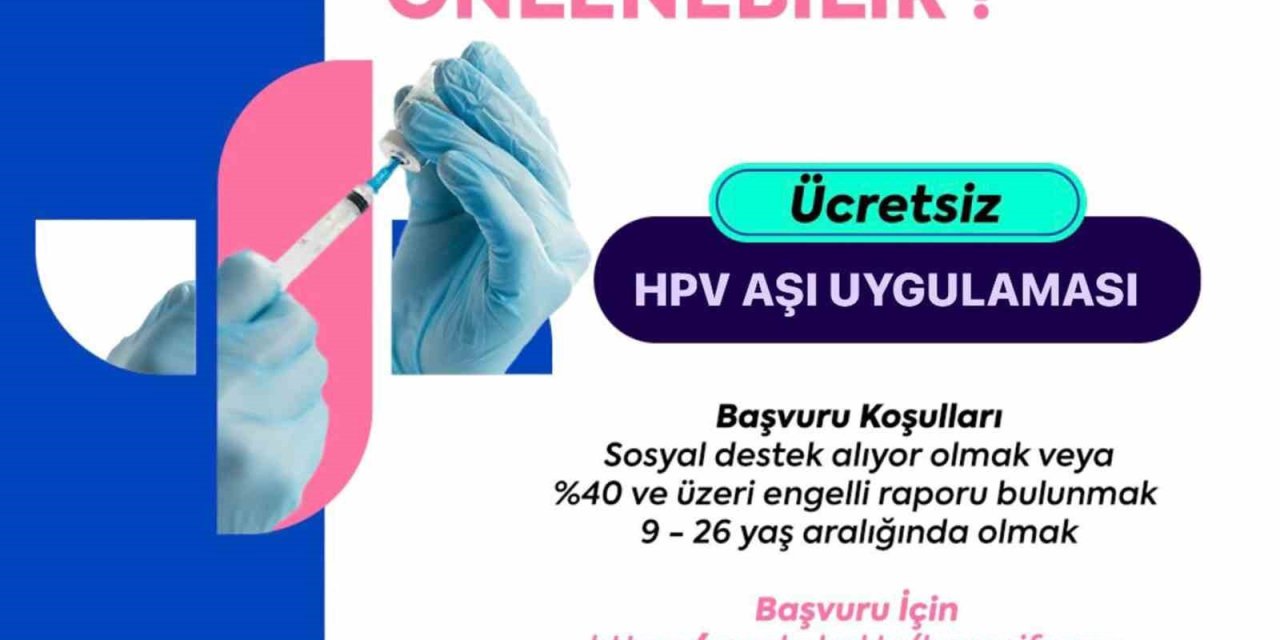 HPV aşısı için başvurular devam ediyor