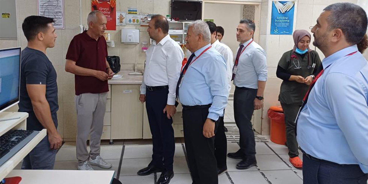 Çine Devlet Hastanesi’nde incelemelerde bulunuldu