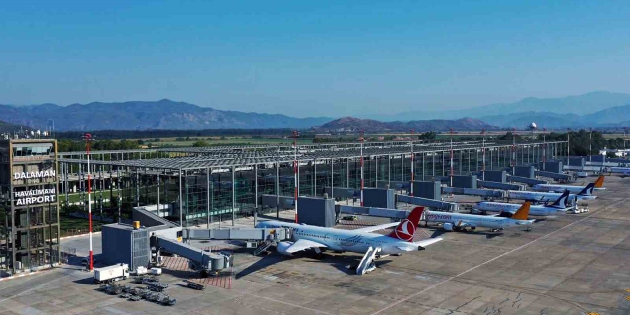 Dalaman Havalimanına 6 ayda 2 milyon 2 bin 226 yolcu