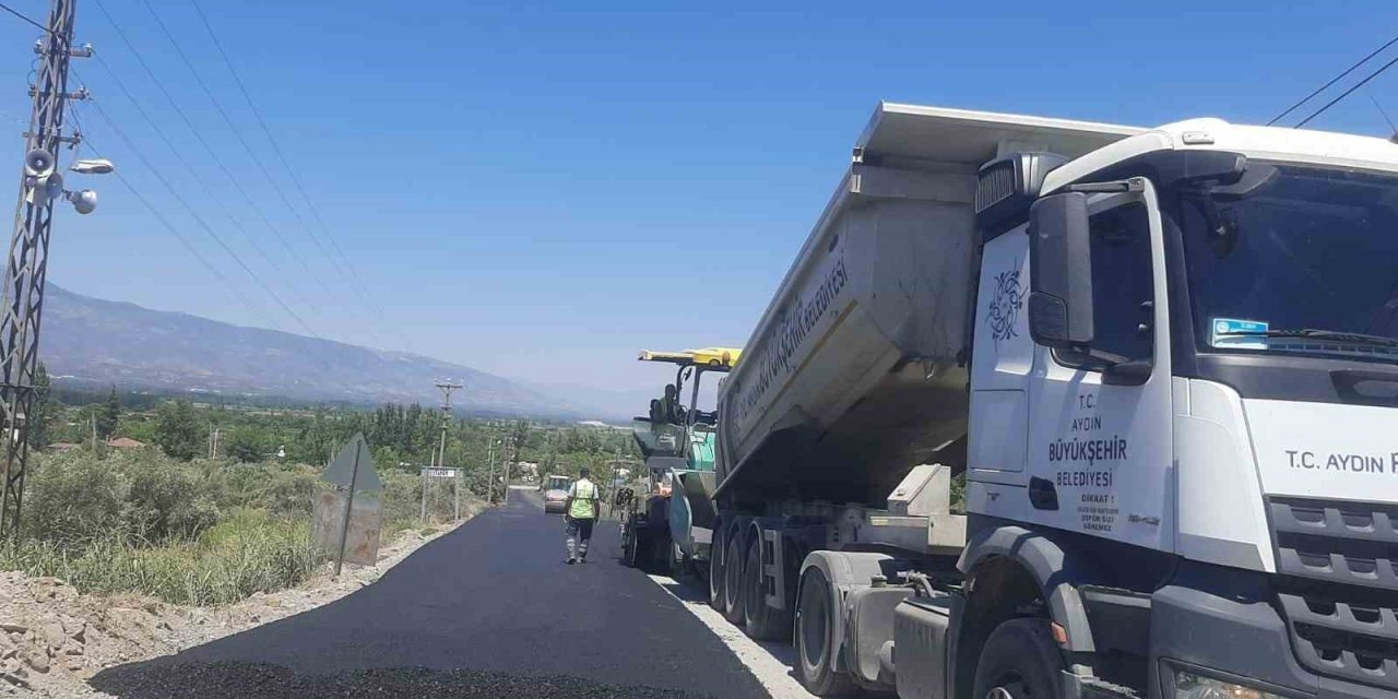 Aydın Büyükşehir Belediyesi Haydere yolunu yeniliyor