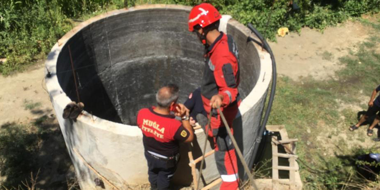 Serinlemek için girdiği su kuyusu sonu oldu