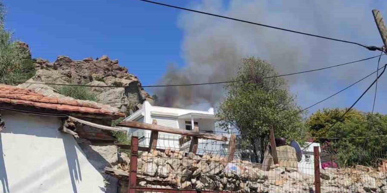Bodrum’da makilik yangını