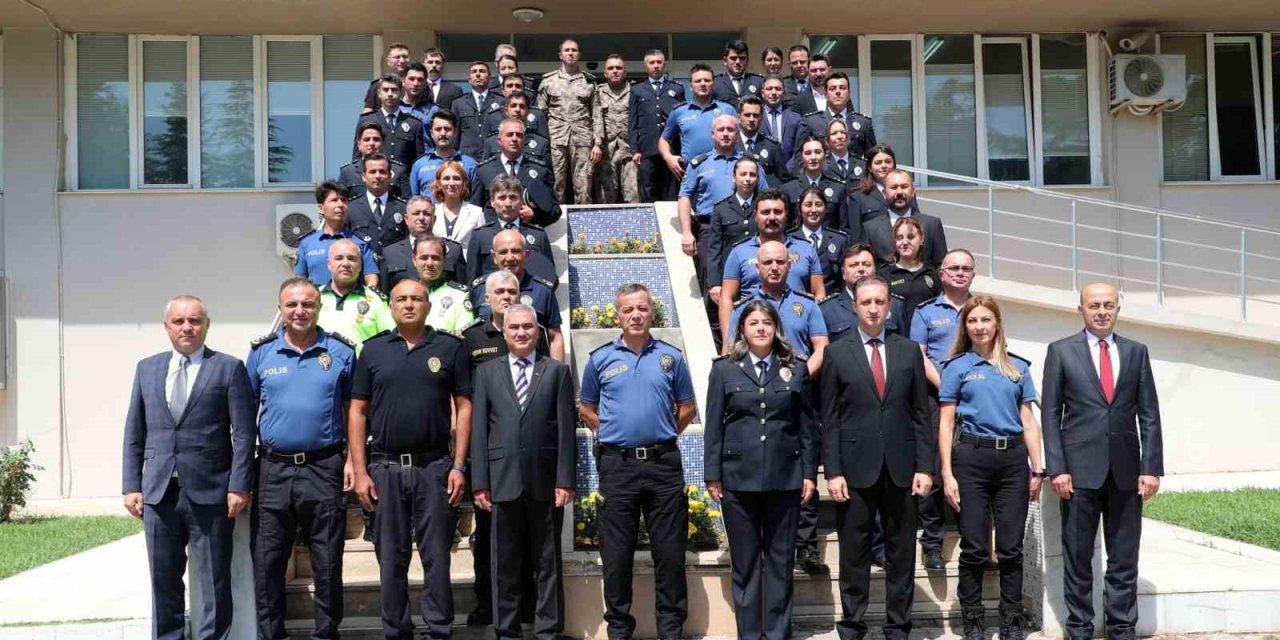Muğla Emniyet Müdürlüğü’nde rütbe terfi töreni düzenlendi