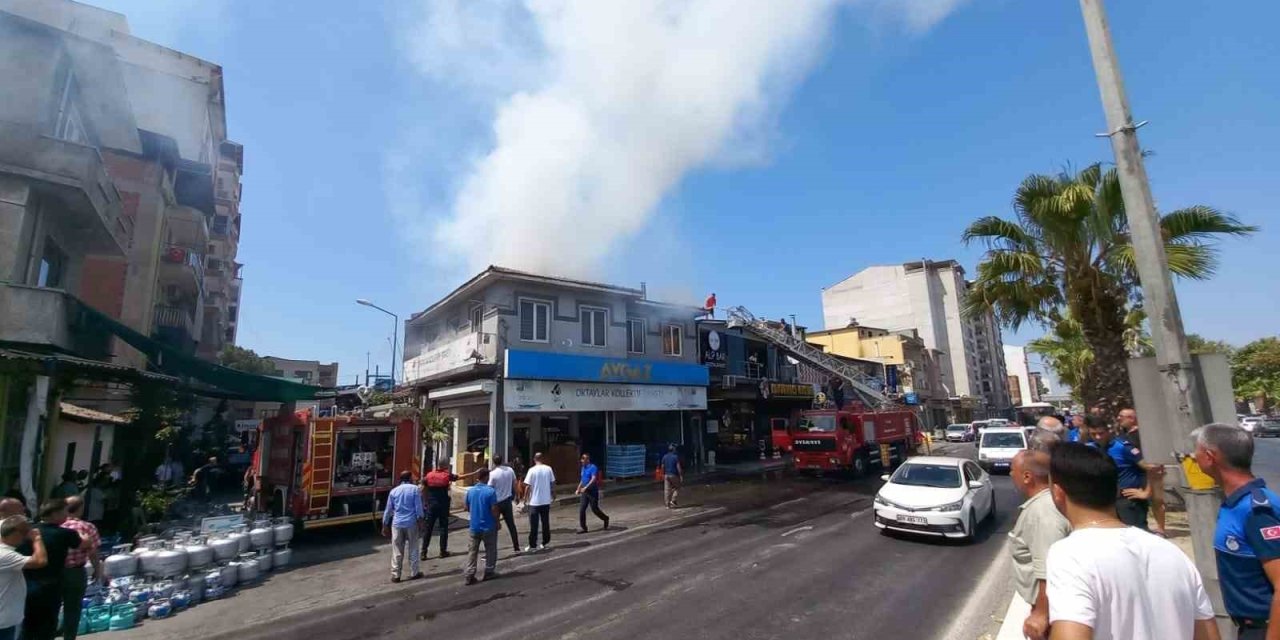 İncirliova’daki yangın korkuttu