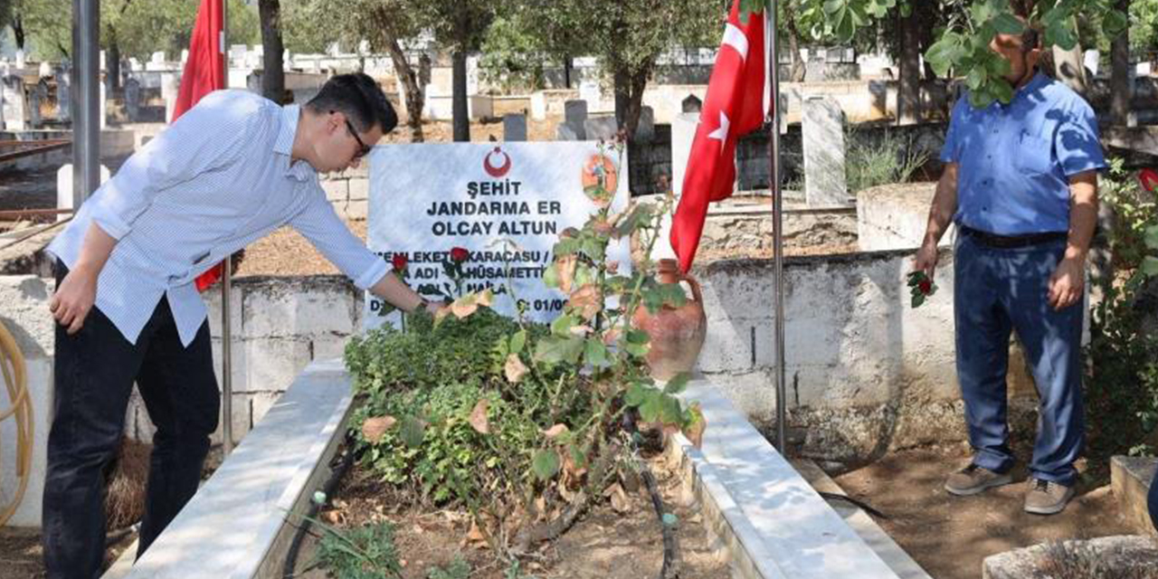 Şehit jandarma er Altun mezarı başında anıldı