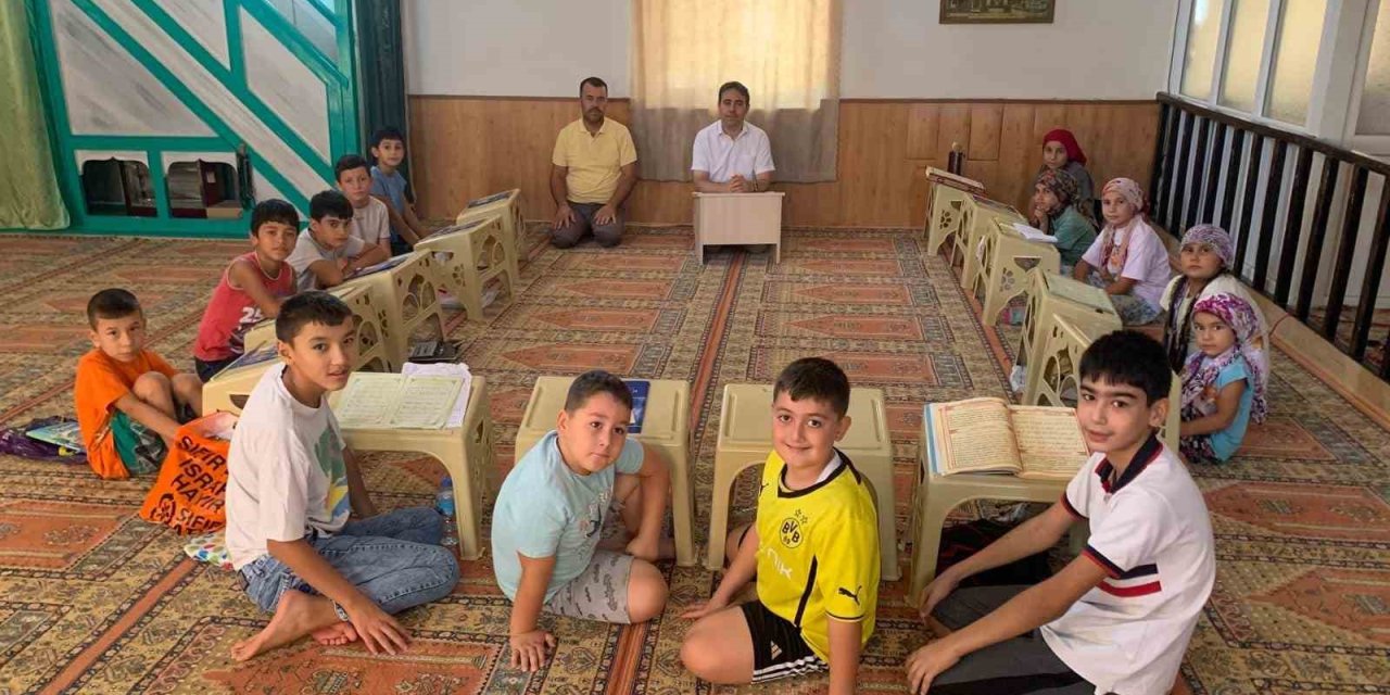 Çine’de öğrenciler yaz Kuran kurslarına devam ediyor