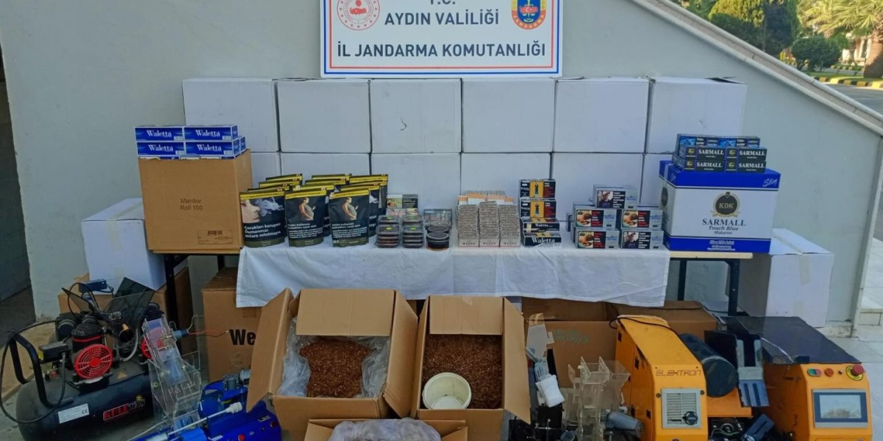 Aydın’da 79 şüpheli yakalandı, tonlarca kaçak ürün ele geçirildi