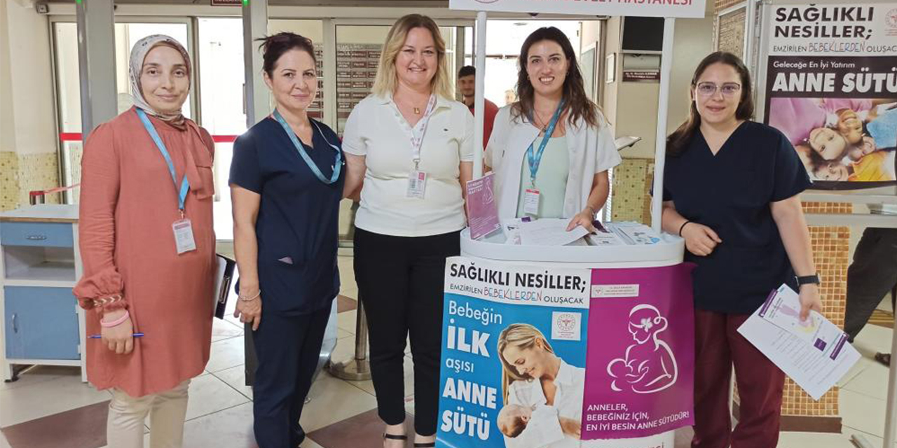 Aydın Devlet Hastanesi’nde Dünya Emzirme Haftası etkinliği