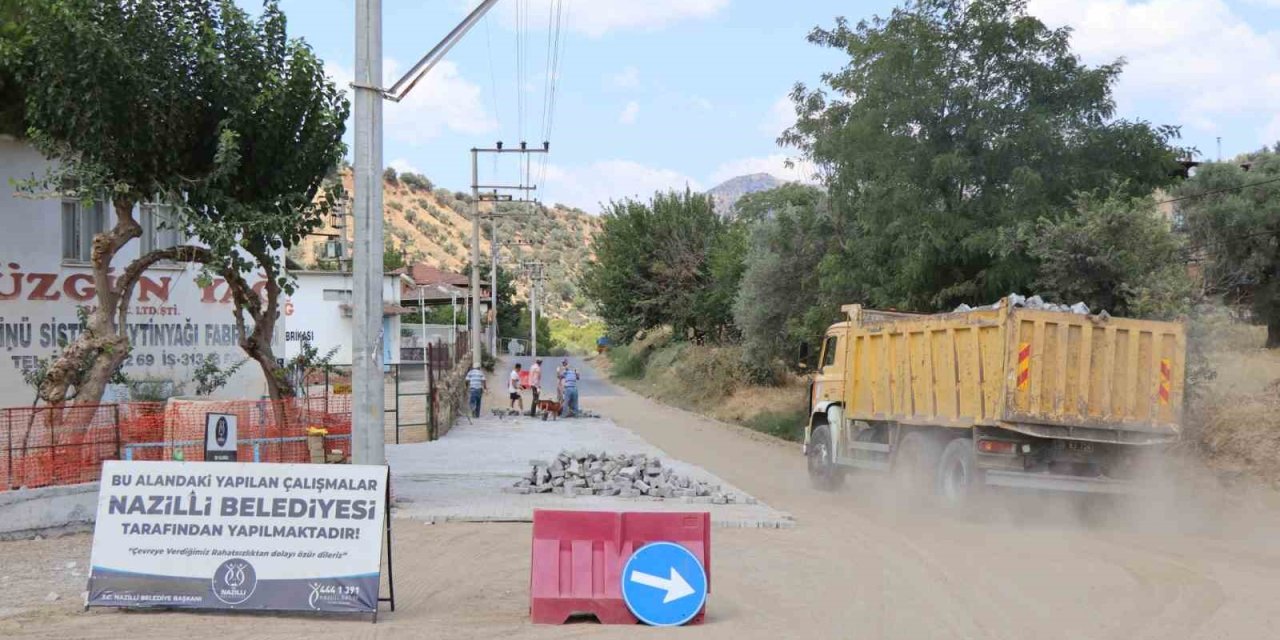 Ocaklı Mahallesi’nde bozulan yol yenilendi