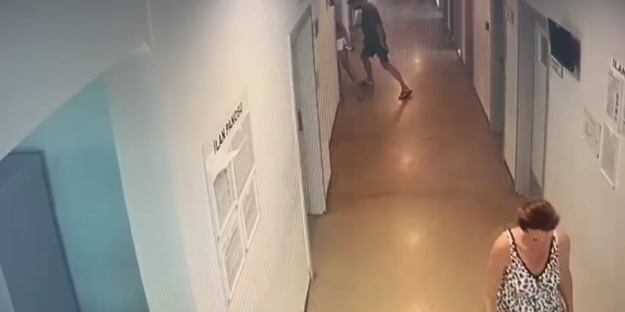 Doktorun darp edildiği olaydaki kargaşa kameraya yansıdı