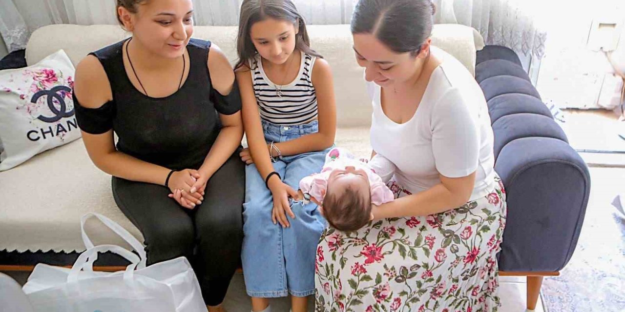 Yeni doğan bebekleri olan ihtiyaç sahibi ailelere destek paketi