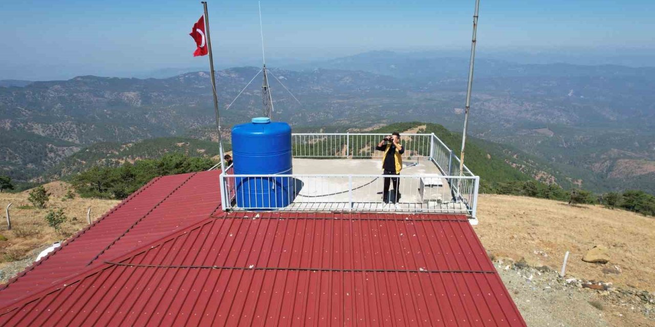 Duman avcıları 29 kuleden Denizli’nin ciğerlerini koruyor