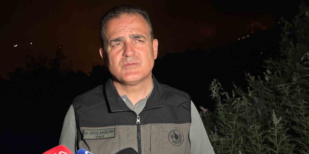 Vali Akbıyık: Çakıralan mahallesi tahliye edildi