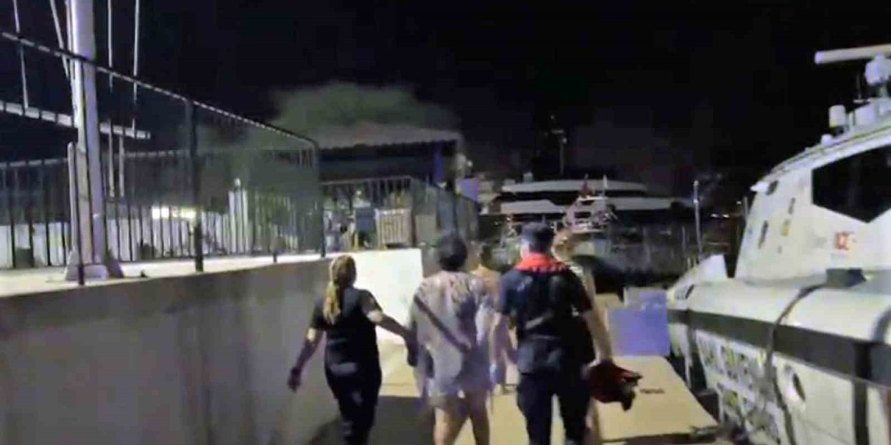 Yatta rahatsızlanan vatandaş tıbbi müdahale için kıyıya tahliye edildi